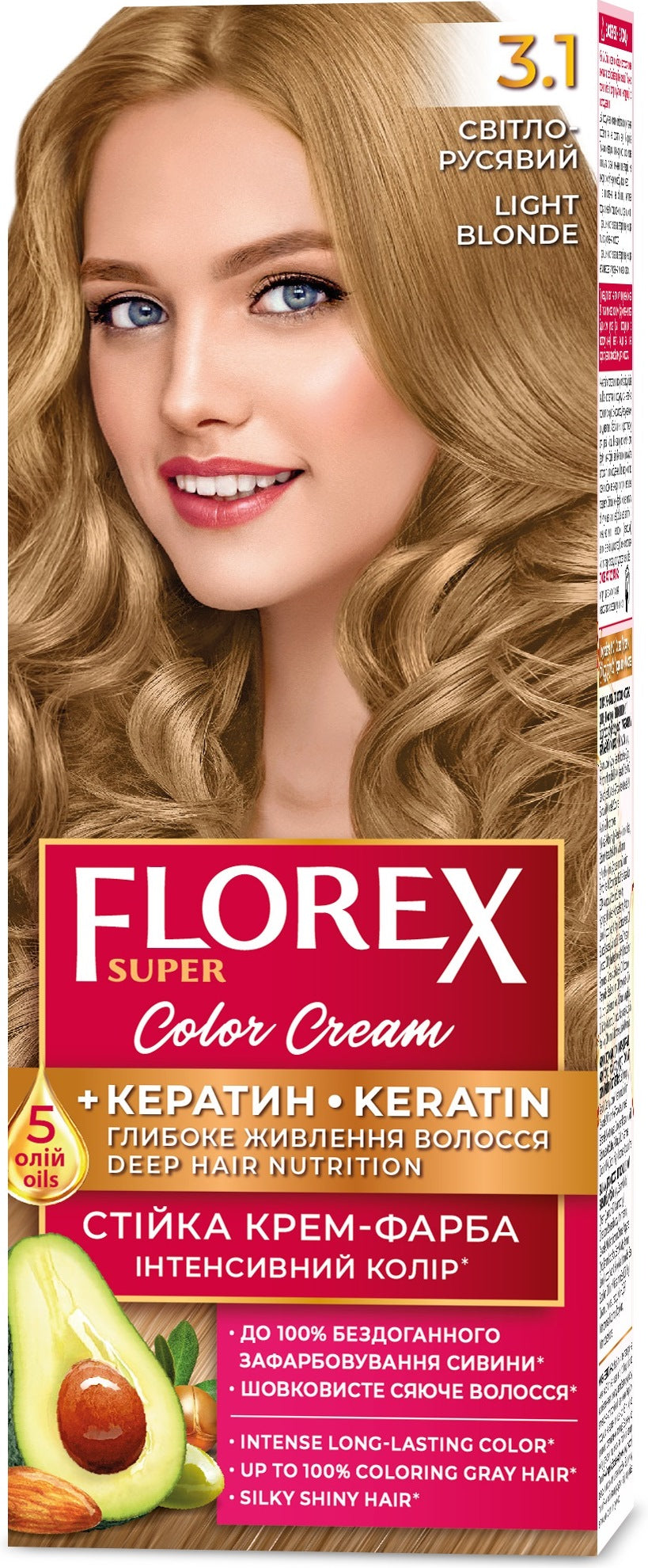 Florex Super Hair Dye 3.1 Light Blonde