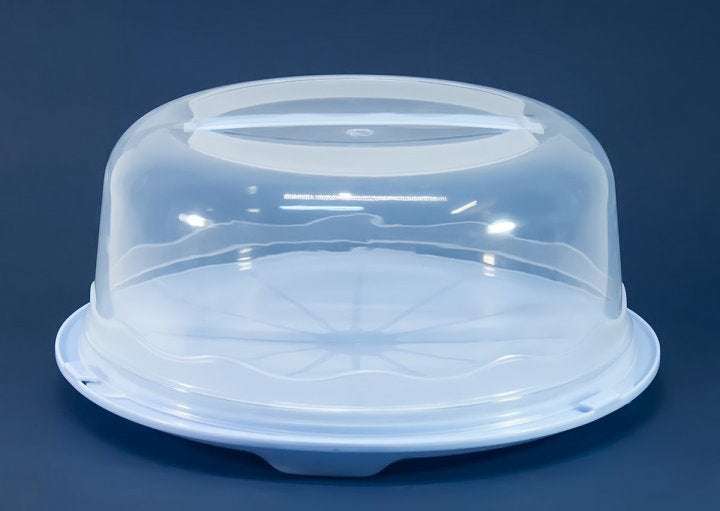 R Plastik Plastic Cake Carrier with Lid, 34 cm