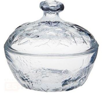 Pasabahce Piknik 97556 Sugar Bowl with Lid, 350 mL