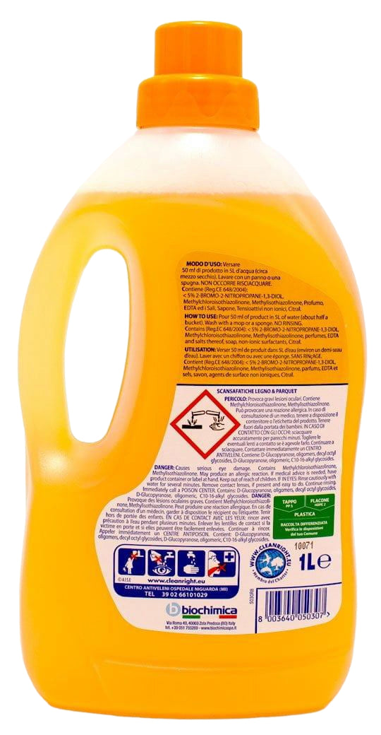 Scansafatiche Wood & Parquet Floor Cleaner, 1 L - Image 2