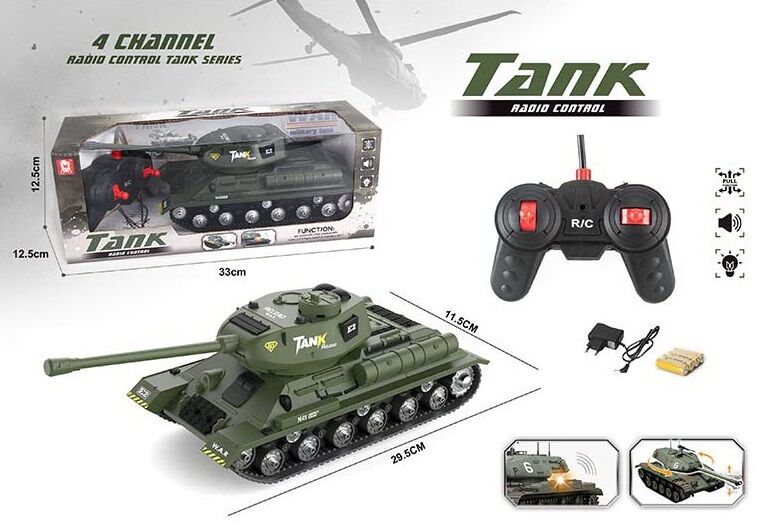 AKX 529-5 Remote-Control Tank with 4.8 V Battery