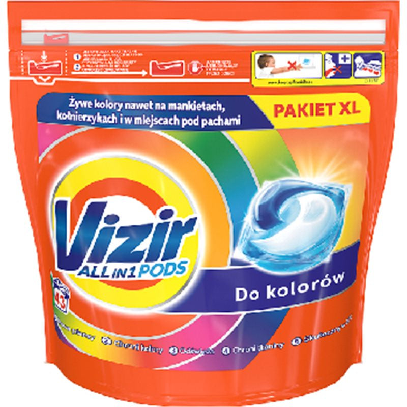 Laundry pods Vizir Color 43 pcs (priced per piece)