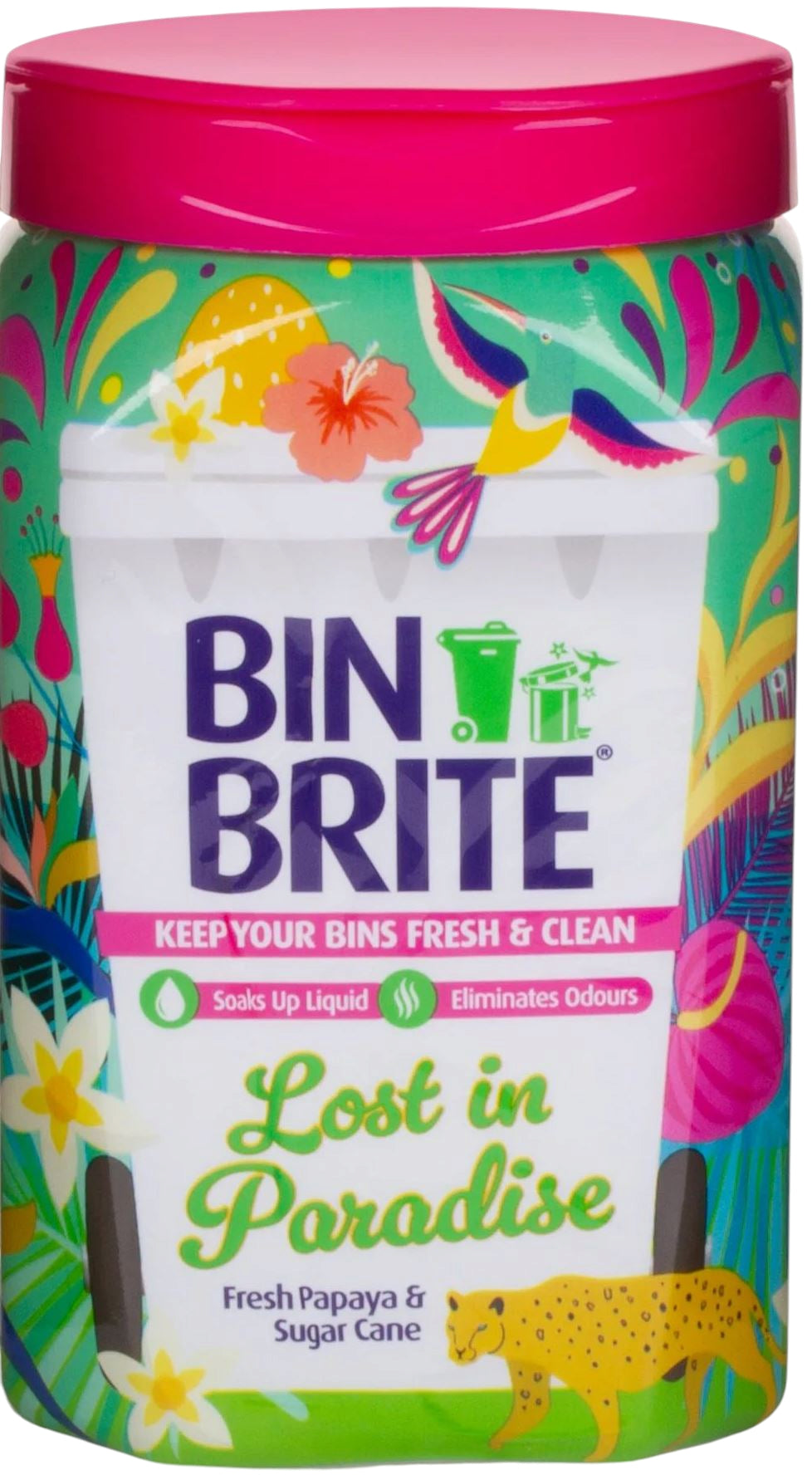 Bin Brite Papaya & Sugarcane Bin Odor Neutralizer, 500 g