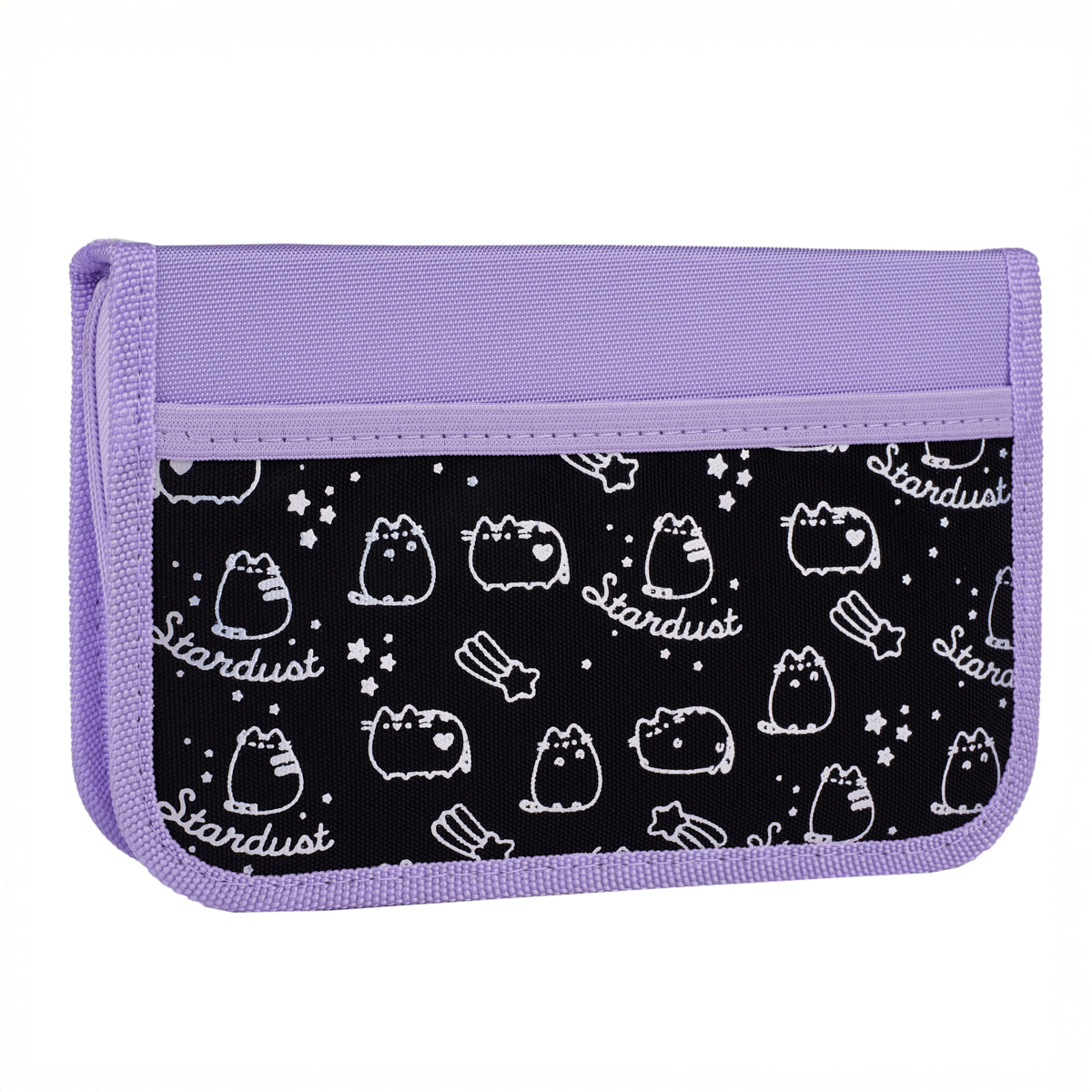 YES 533628 Pusheen the Cat Single-Compartment Hard-Shell Pencil Case with 2 Flaps - Image 2