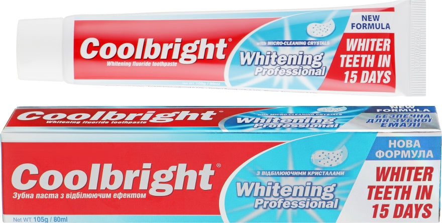 Coolbright Whitening Professional Toothpaste, 80 mL