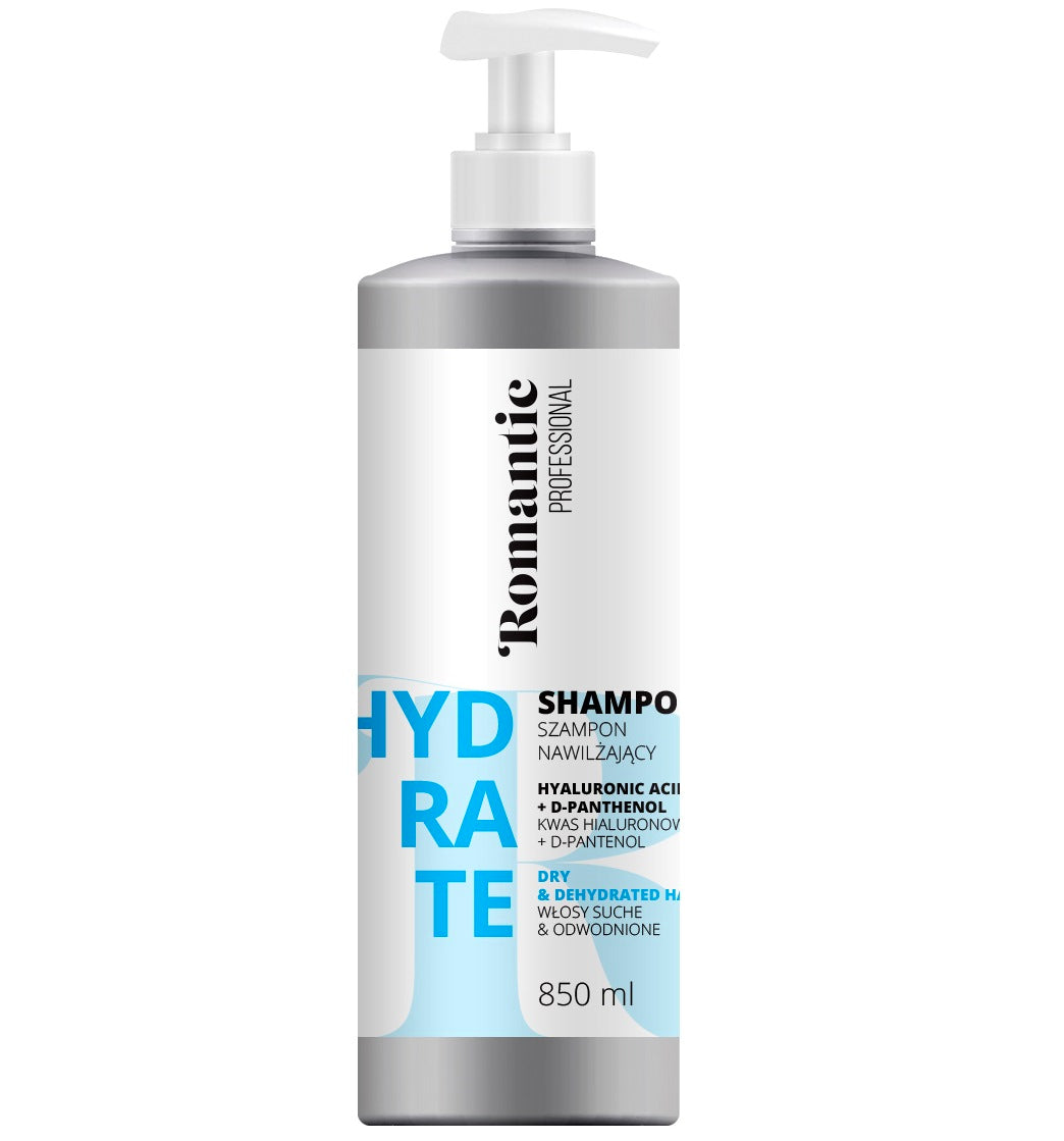 Romantic Professional Hydrate Shampoo for Dry Hair, 850 mL