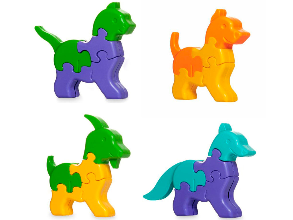Tigres 39355 Four Animals 3D Puzzle Educational Toy, 32 Pieces - Image 2