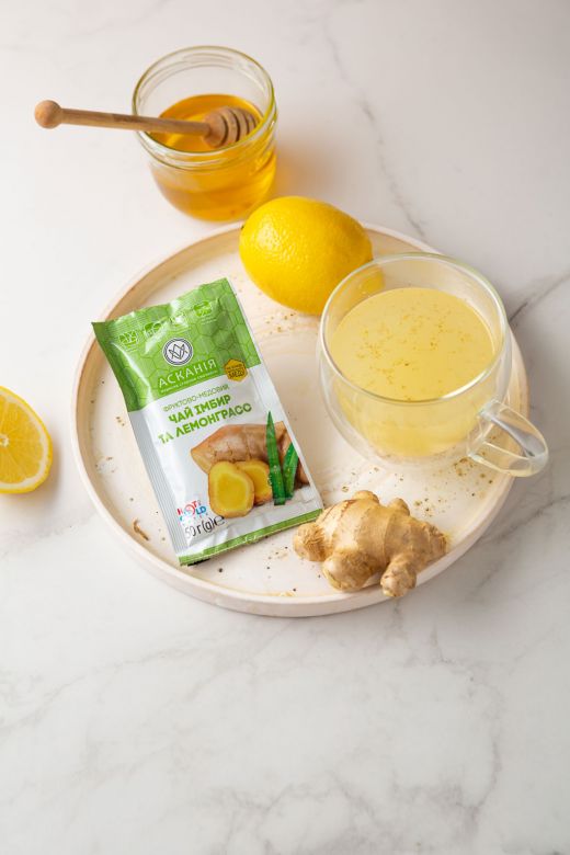 Askaniya Ginger & Lemongrass Fruit Honey Tea, 50 g - Image 2