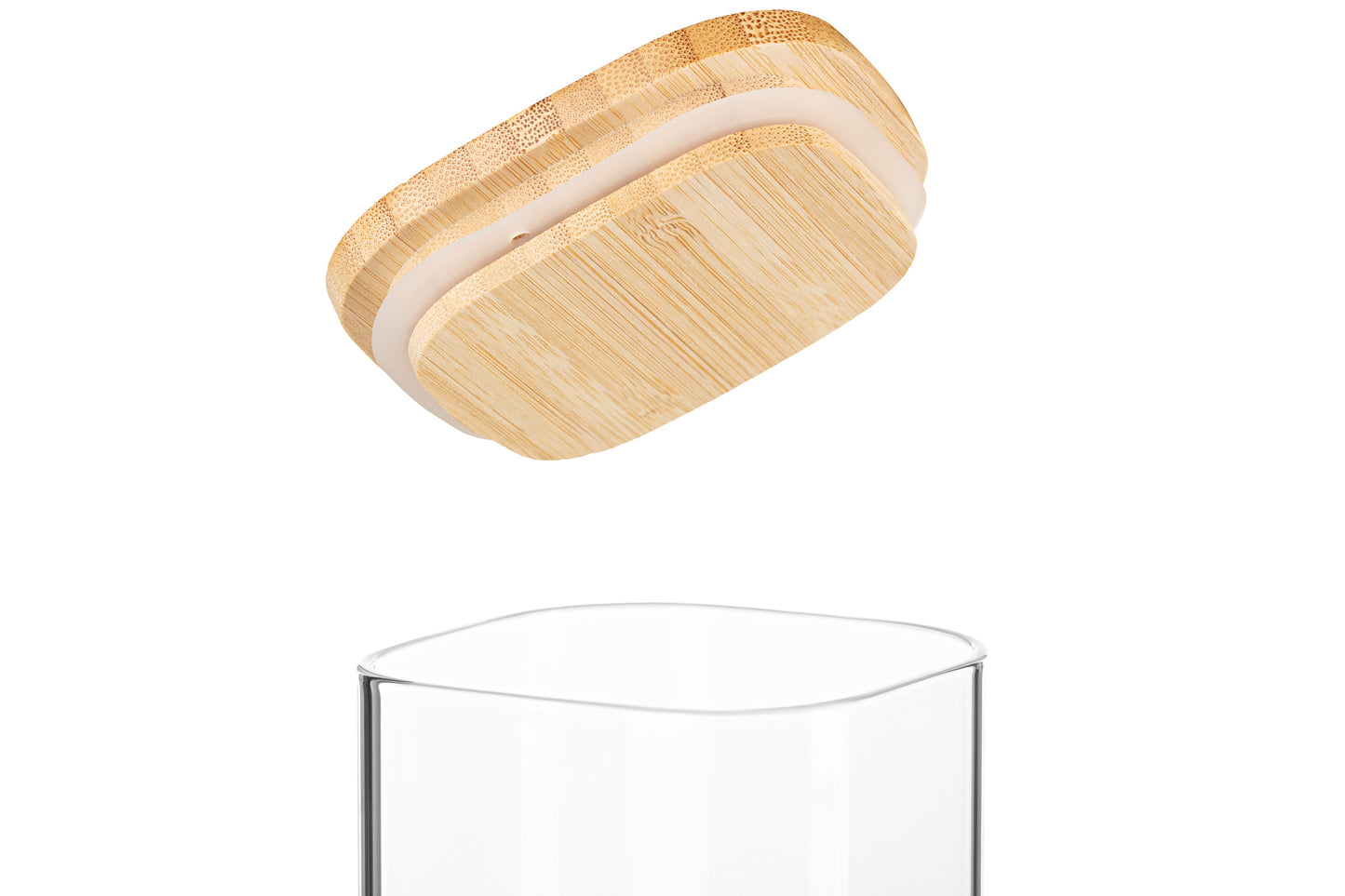 Ardesto Fresh AR1313BLS Glass Storage Jar with Bamboo Lid, 1.3 L - Image 2