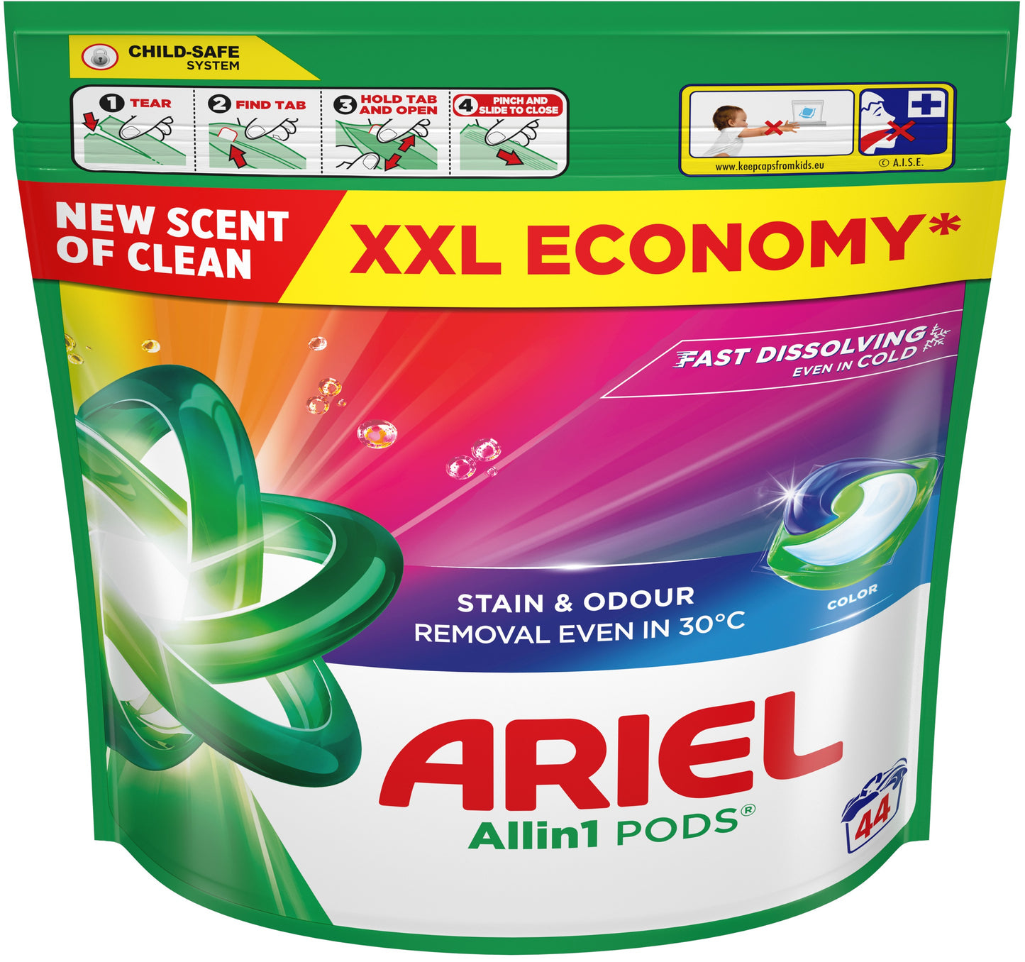 Ariel Color Laundry Detergent Pods, 44 pcs (Price per 1 pc)