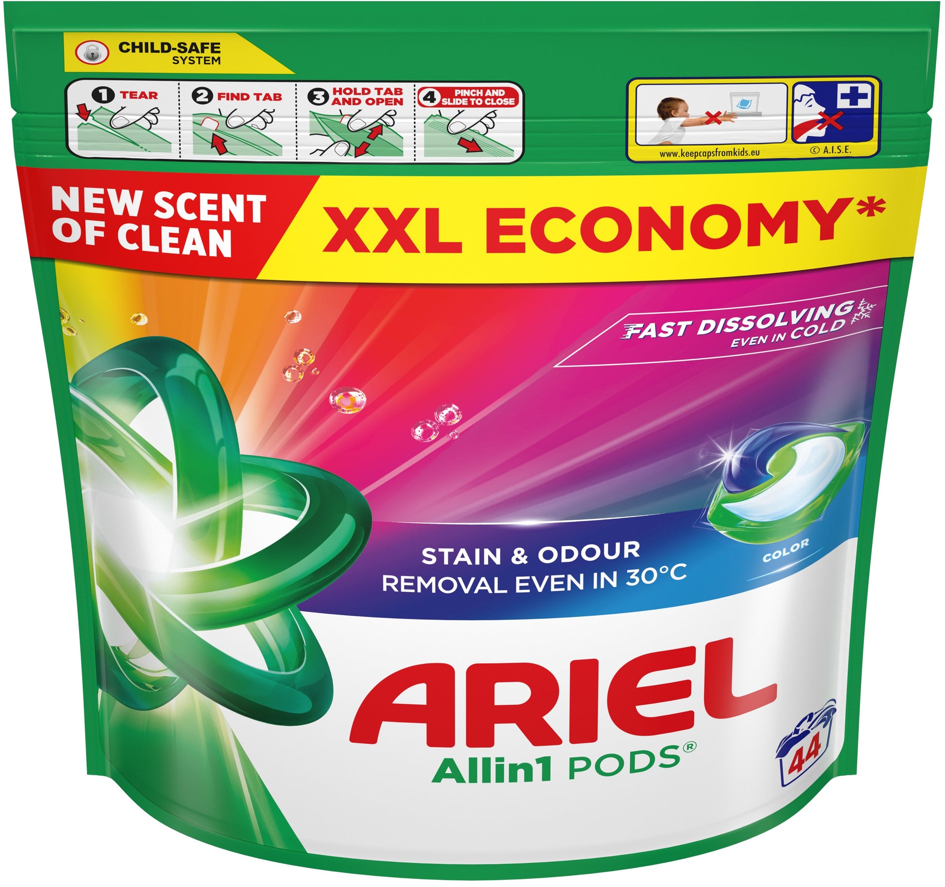 Ariel Color Laundry Detergent Pods, 44 pcs (Price per 1 pc)