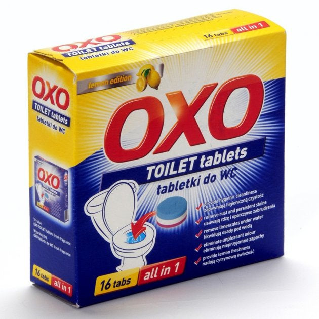 OXO Lemon Scent Toilet Cleaner Tablets, 16 pcs, Priced per Piece