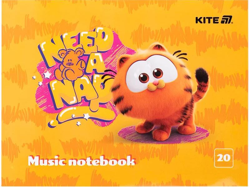 Kite GF25-405 Music Manuscript Notebook, 20 Sheets