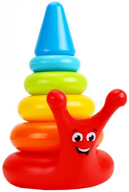 TechnoK 5255 Snail Stacking Ring Toy