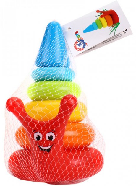 TechnoK 5255 Snail Stacking Ring Toy - Image 2