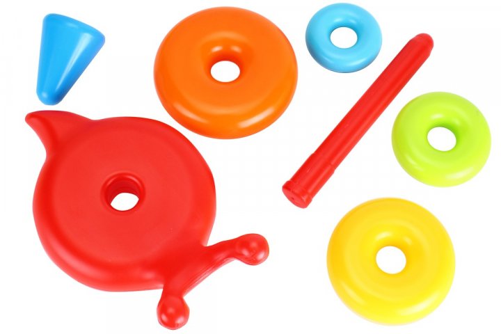 TechnoK 5255 Snail Stacking Ring Toy - Image 3