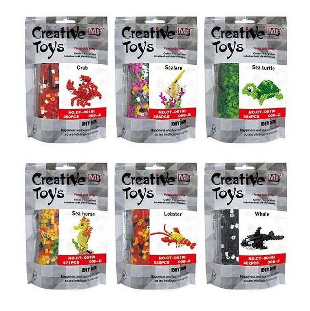 Creative Toys CT-00191 Underwater Animals Fuse Bead Kit, Assorted