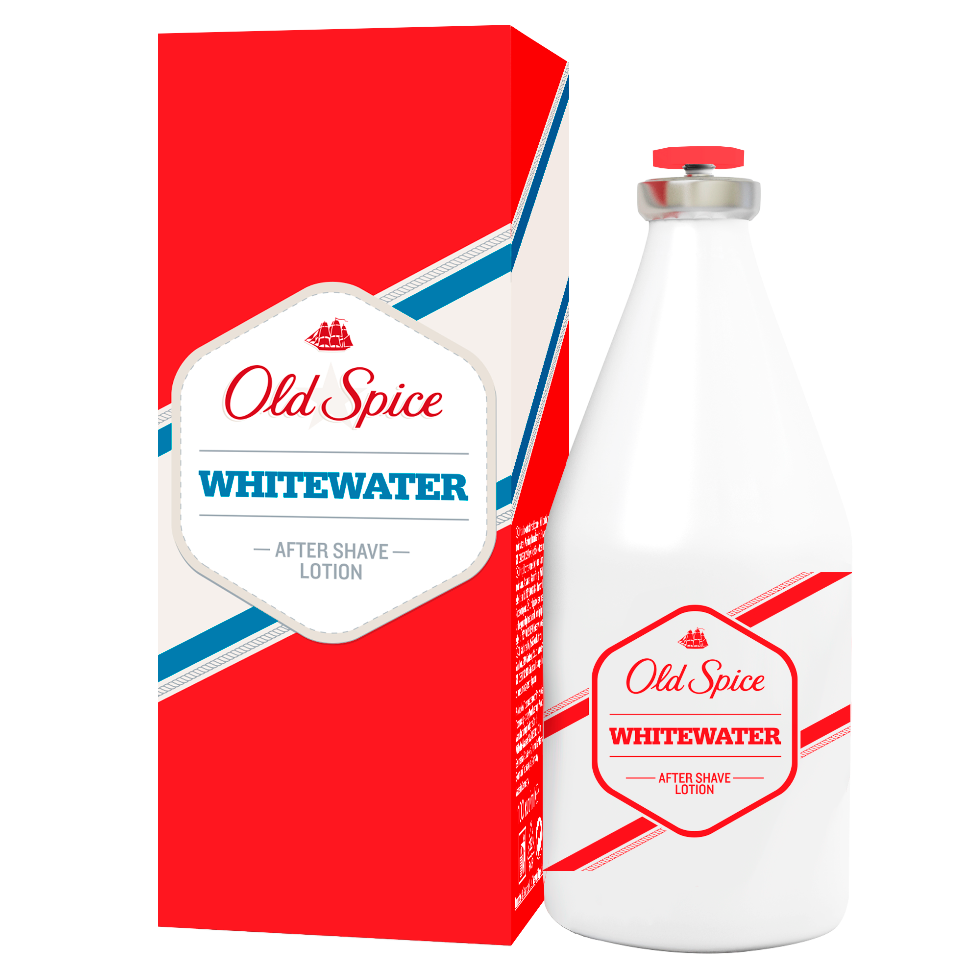 Old Spice Whitewater Aftershave Lotion, 100 mL