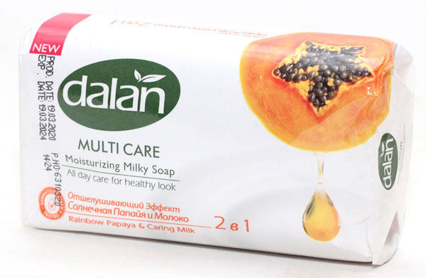 Dalan Multi Care Sunny Papaya and Milk Bar Soap, 150 g - Image 2