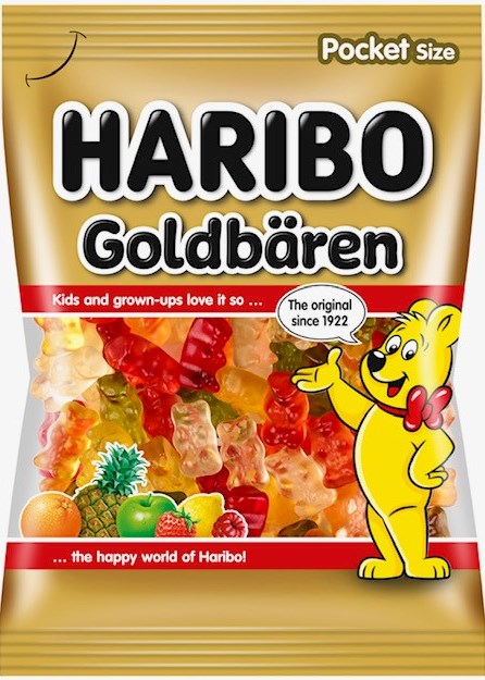 Haribo Goldbears Fruit Gummies, 100 g