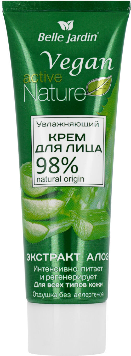 Belle Jardin Active Nature Moisturizing Face Cream with Aloe Extract, 85 mL