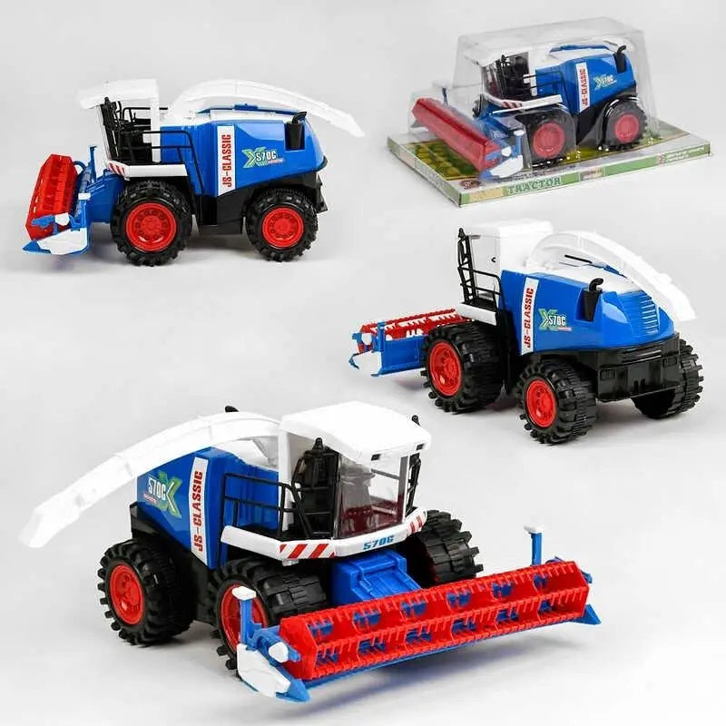 0488-293 Friction-Powered Combine Harvester Toy