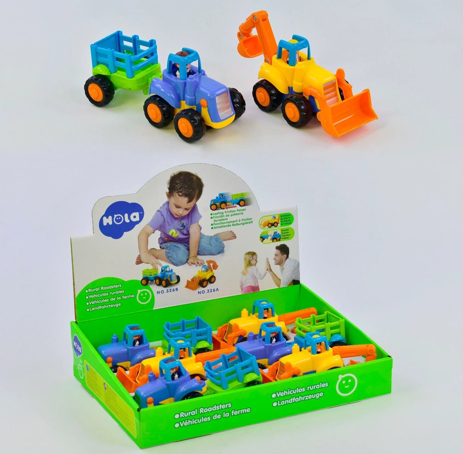 HuiLe Toys Hola 326AB Toy Tractor