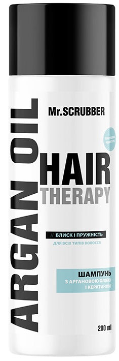 Mr. Scrubber Shampoo with Argan Oil & Keratin, 200 mL