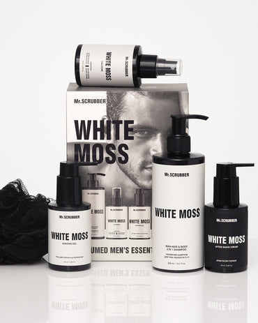 Mr. Scrubber White Moss Men's Perfumed Grooming Gift Set - Image 2