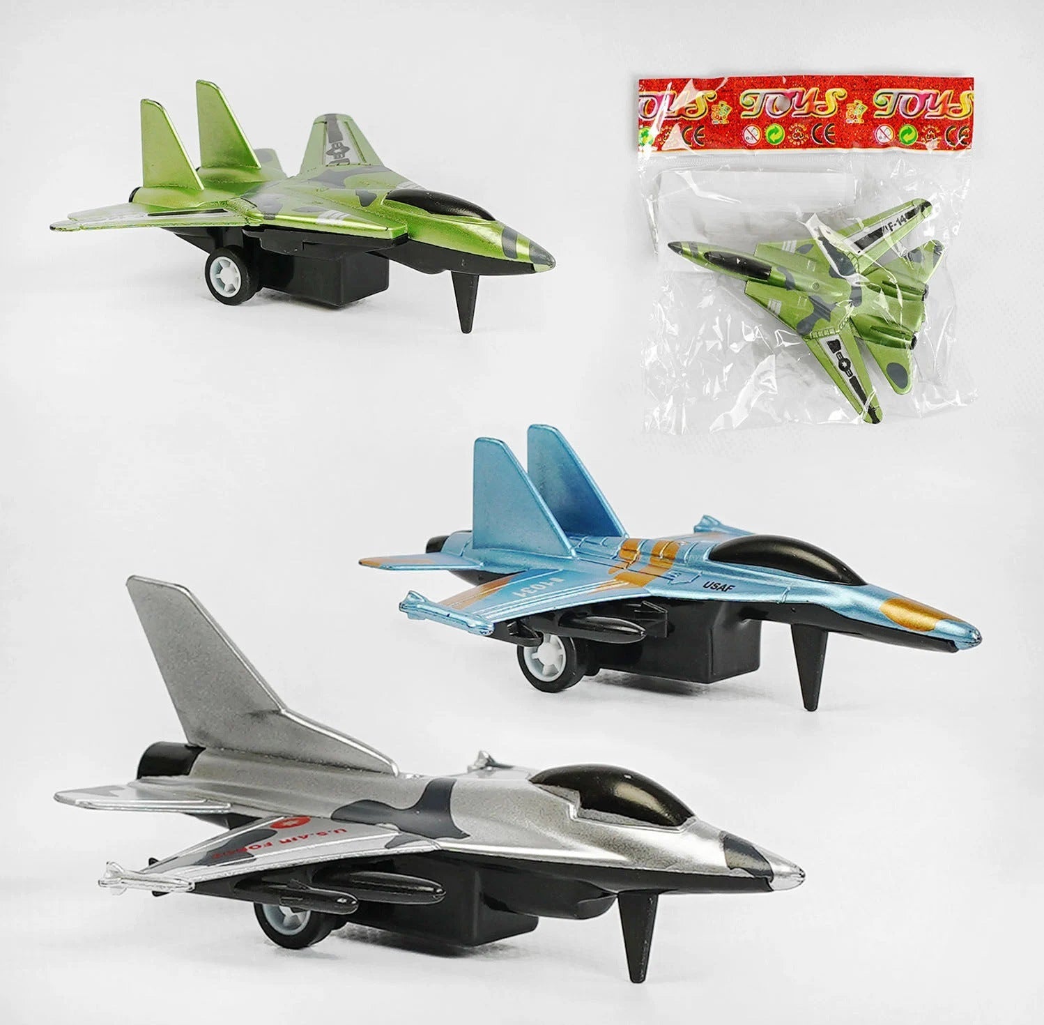 Toys 399-864 Friction-Powered Toy Airplane