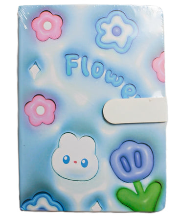 5203 Magnetic Closure Notebook with 3D-Effect Cover, 80 Sheets - Image 2