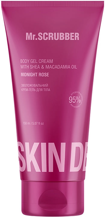 Mr.Scrubber Skin Delights Midnight Rose Moisturizing Body Cream Gel, 150 mL