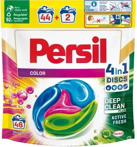 Persil Discs 4-in-1 Deep Clean Color Laundry Detergent Discs, 46 pcs (Price per 1 pc)