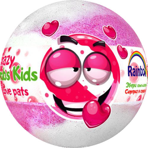 Rainbow Crazy Bombs Kids Favorite Animals Bath Bomb with Surprise, 100 g
