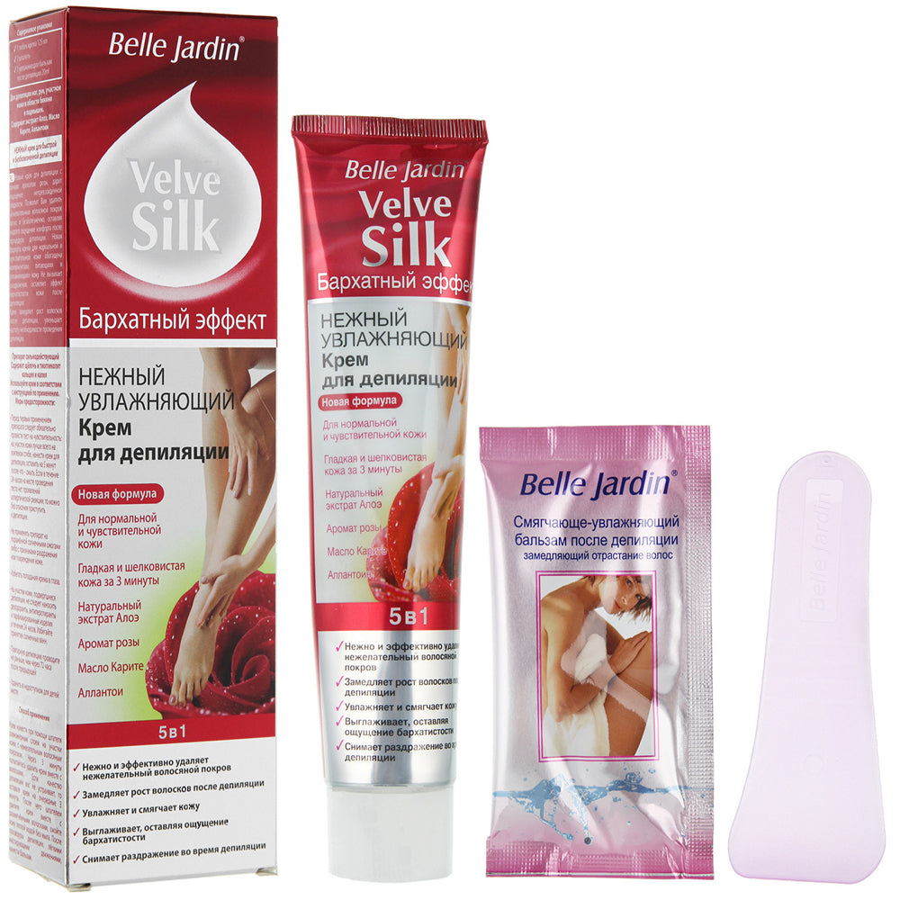 Belle Jardin Velvet Effect Gentle Depilatory Cream, 125 mL - Image 2