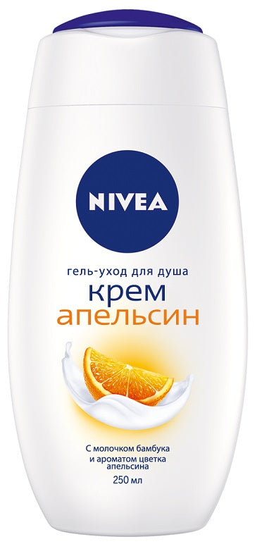 Nivea Orange Cream Shower Gel, 250 mL