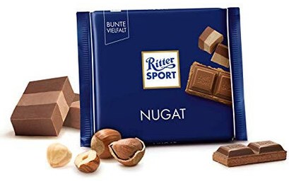 Ritter Sport Nougat Chocolate, 100 g - Image 2