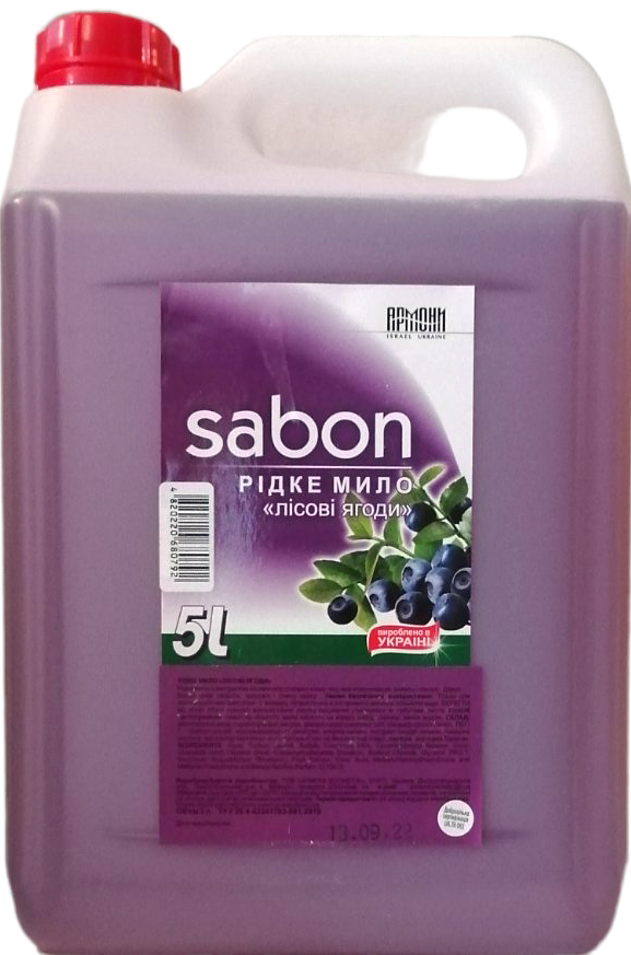 Armoni Sabon Wild Berries Liquid Hand Soap Canister, 5 L