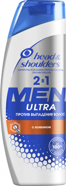 Head & Shoulders Men Anti-Hair Loss Anti-Dandruff Shampoo & Conditioner, 400 mL