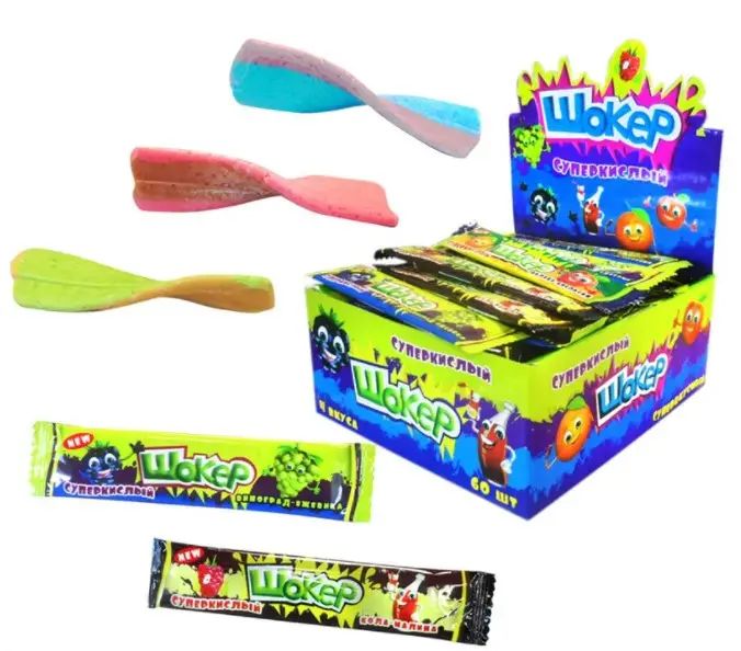 Shocker Super Sour Chewy Candy, 10 g