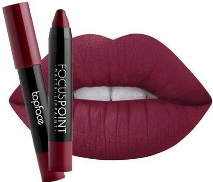 TopFace Focus Point Matte Lippaint Lipstick Pencil No. 010, 3.5 g - Image 2