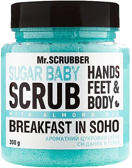 Mr. Scrubber Breakfast in Soho Sugar Body Scrub, 300 g