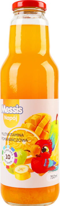 Messis Multivitamin Orange Juice Drink, 750 mL