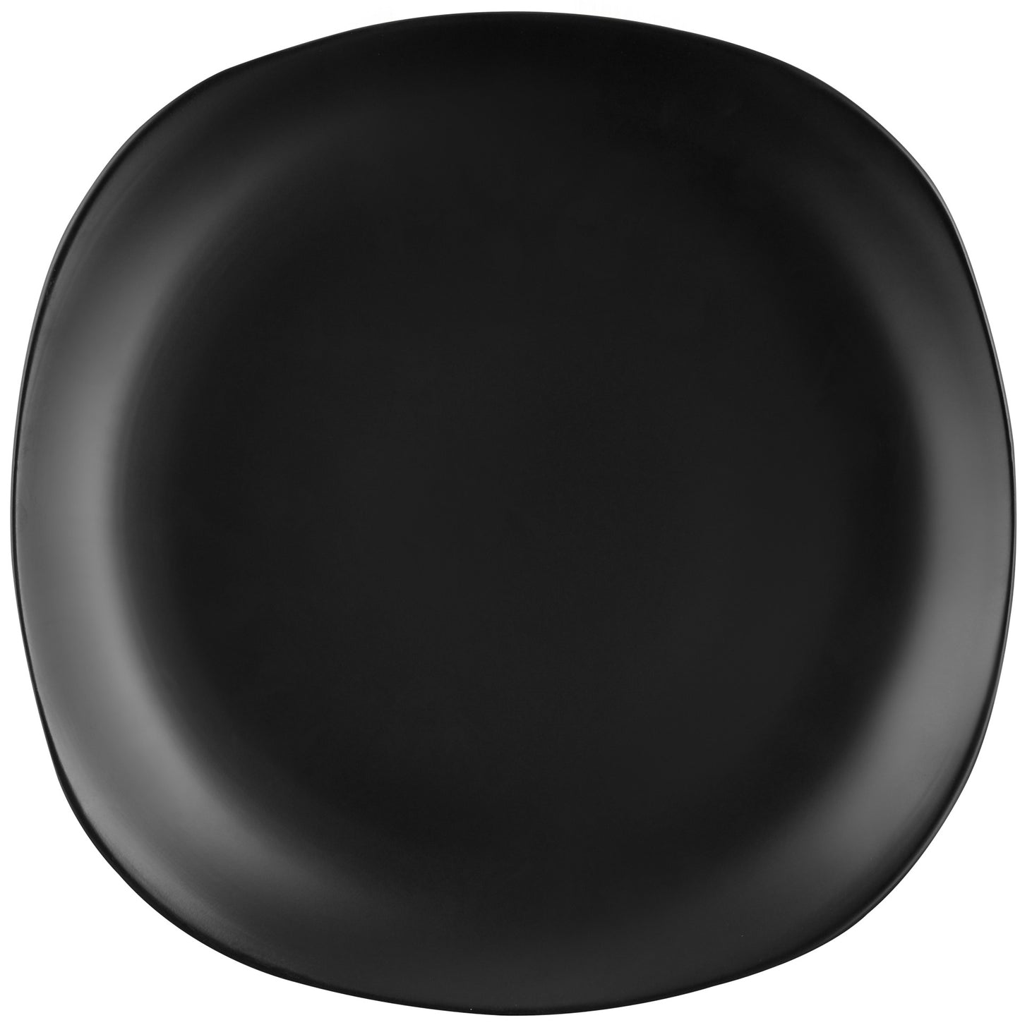 Ardesto Molize AR2927MB Black Square Dinner Plate, 27 x 27 cm