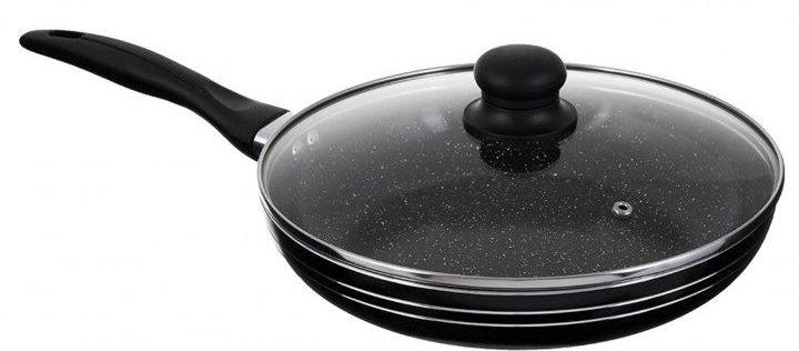 Edenberg EB-765 Frying Pan with Lid & Nonstick Marble Coating, 22 cm