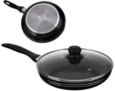Edenberg EB-765 Frying Pan with Lid & Nonstick Marble Coating, 22 cm - Image 2