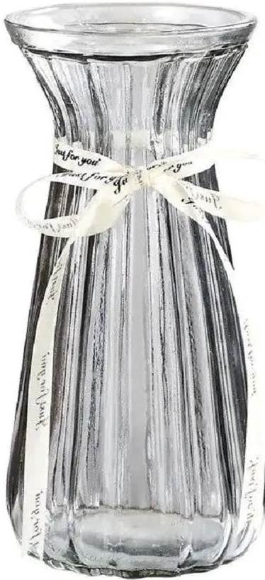 VIVA Maeve 6841716 Smoky Grey Glass Vase, 30 m