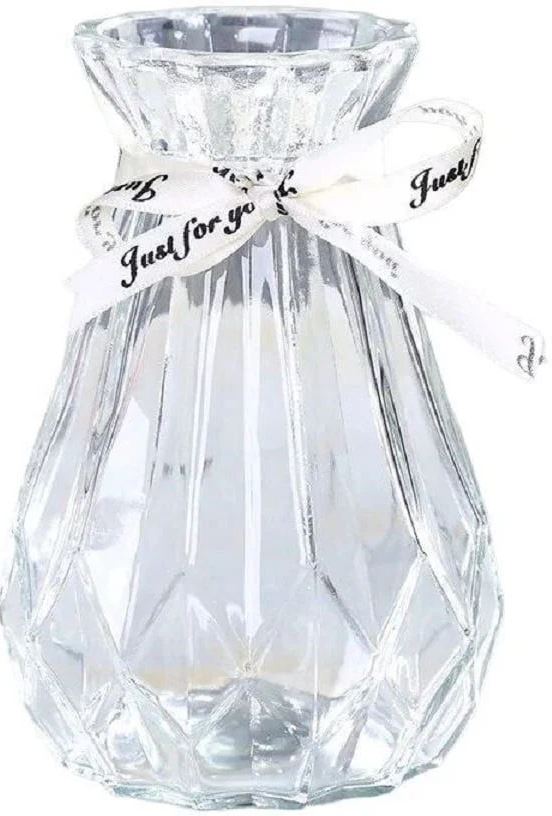 VIVA Purl 6841694 Clear Glass Vase, 30 cm