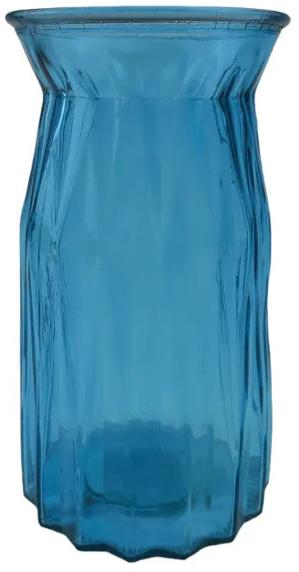 VIVA Comet 6841673 Blue Glass Vase, 20 cm