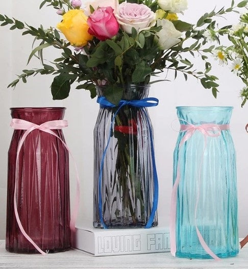 VIVA Comet 6841673 Blue Glass Vase, 20 cm - Image 2